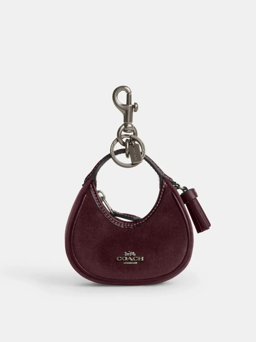 Coach Carmen Bag Charm in Velvet